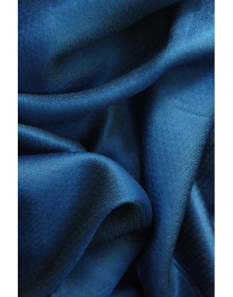 Antique Blue Silk  Kashmir Scarve